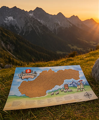 Stieracia mapa Slovenska